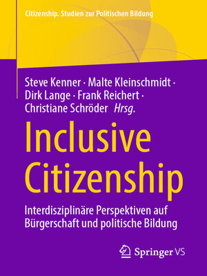 cover image of Inclusive Citizenship